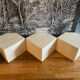 Modular coffee table in travertine, 4 elements.