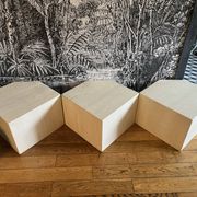 Table basse modulable en travertin 4 éléments