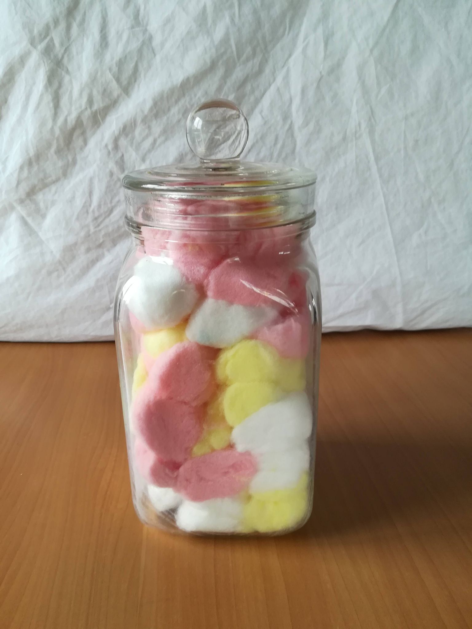 Bonbonnière carrée en verre 25cm