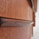 1960s, Danish teak wood desk, drawers.