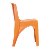 Chaise Gilac en plastique orange