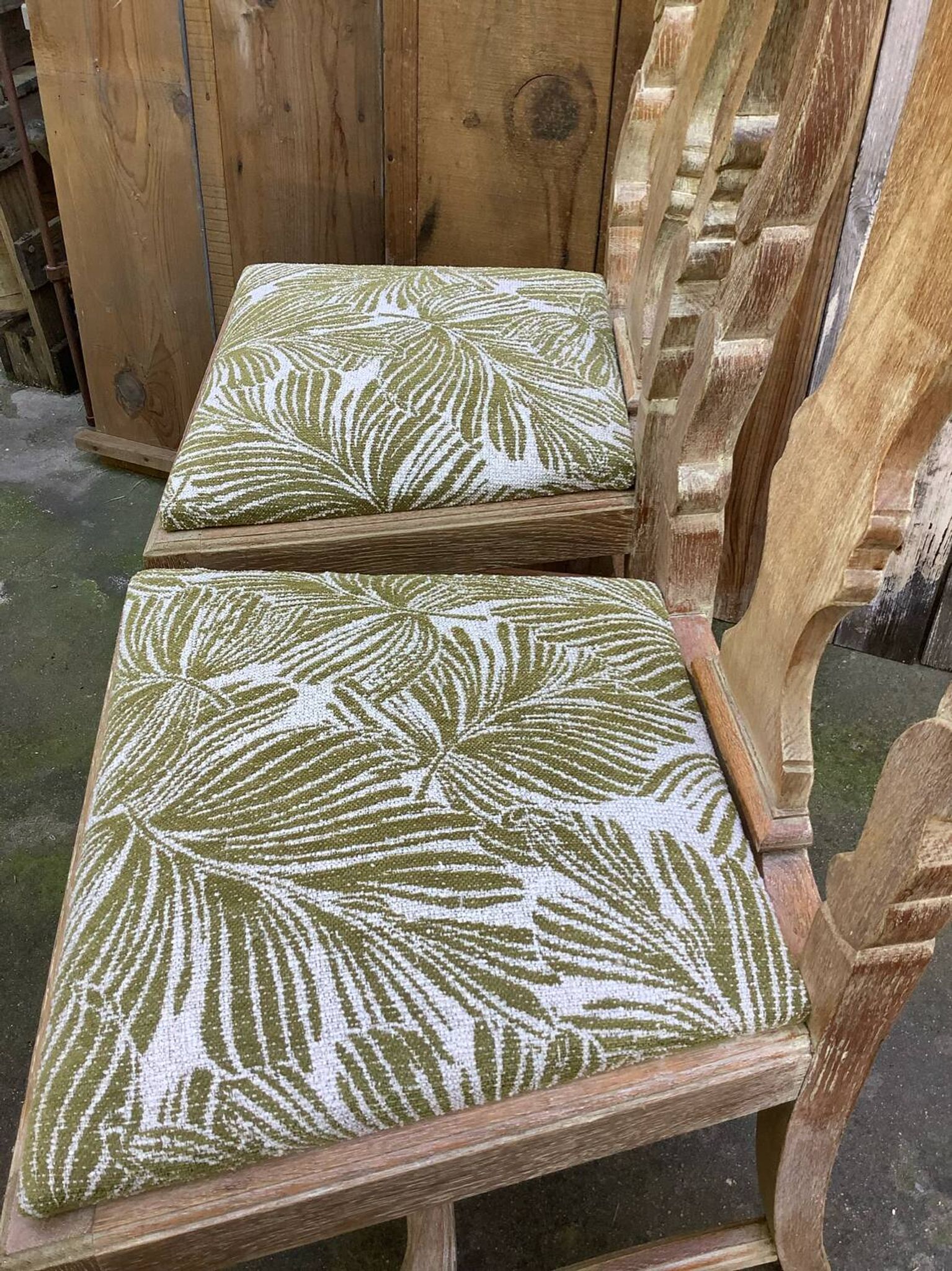 Lot de deux chaises Baroque Suedois