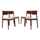 Set of four chairs, Danish design, 1970s, production: Denmark