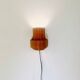 Pine Veneer Curved Layered Wall Lamp By Translandia, Denmark 1960S