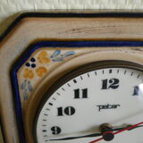 Enamel ceramic pendule/clock - Mark Peter - Germany