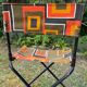 Pair of vintage folding camping chairs - BHV Paris (1970s)