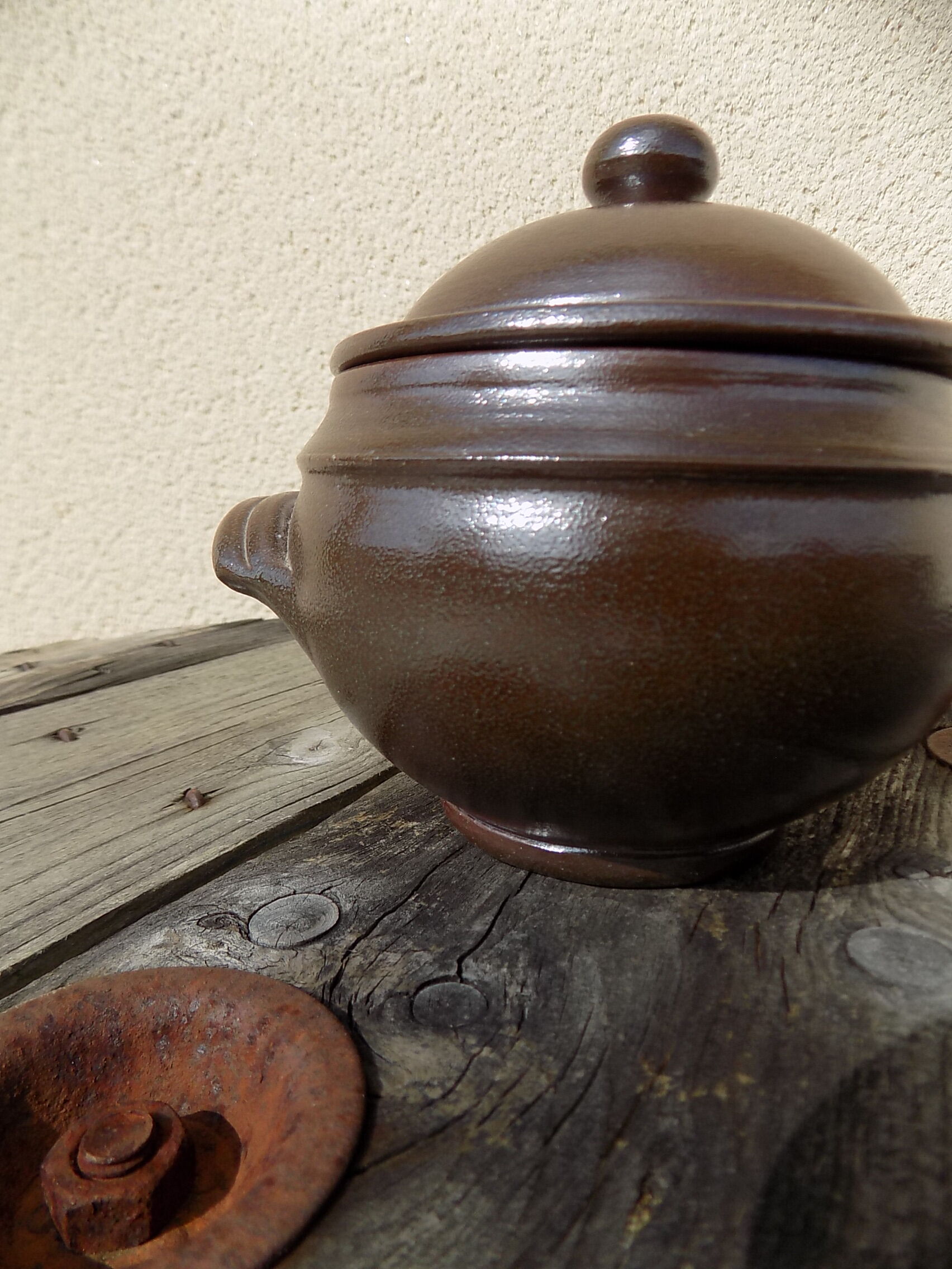 Bols et tasse poterie normande