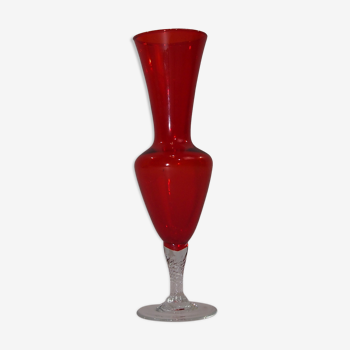Vase, cristal de verre