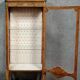 Louis XV style display case in rosewood and gilded bronze