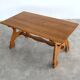 Brutalist dining table | vintage table | 50s | oak