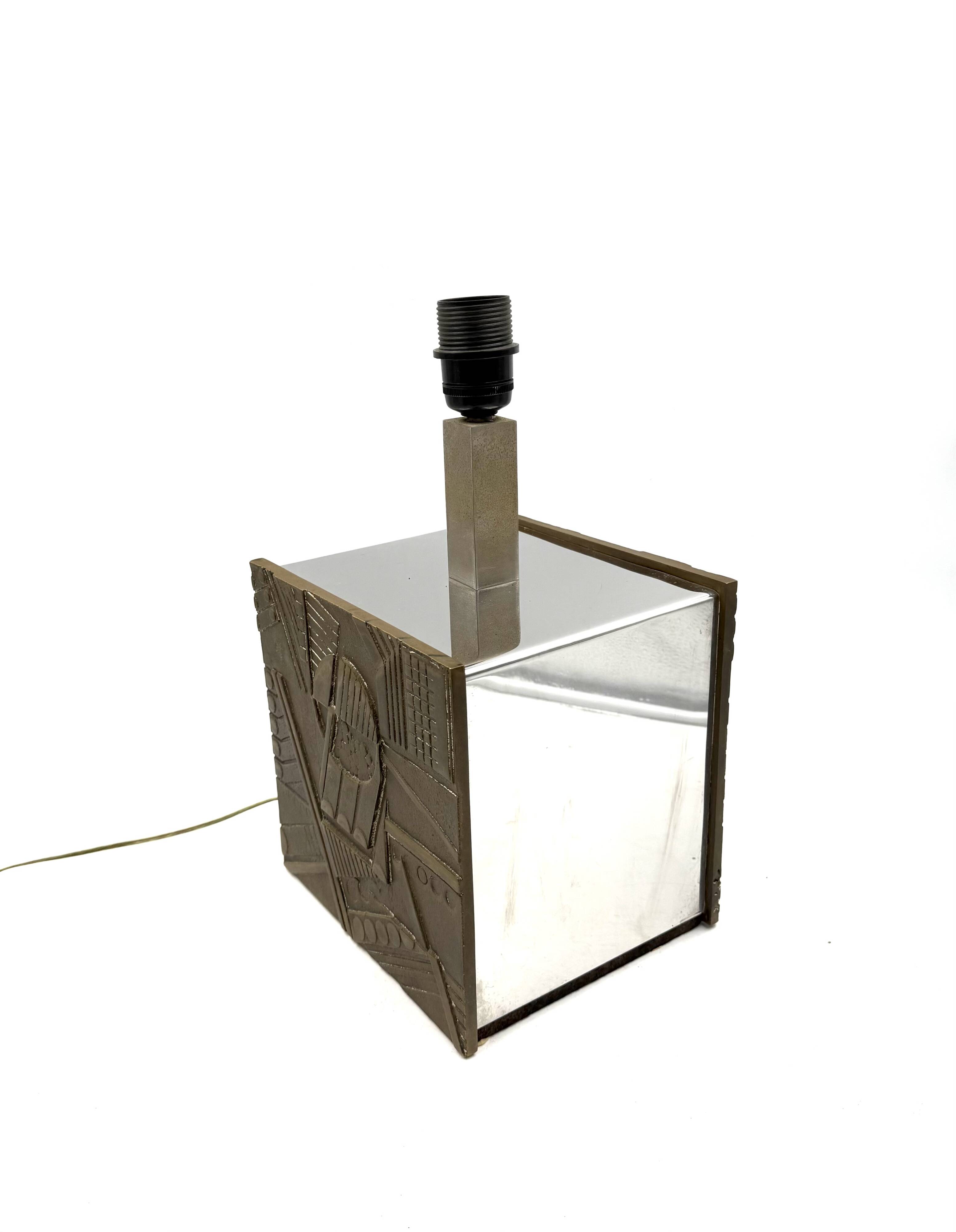 Luciano Frigerio, Hollywood Regency table lamp base, Italy 1970