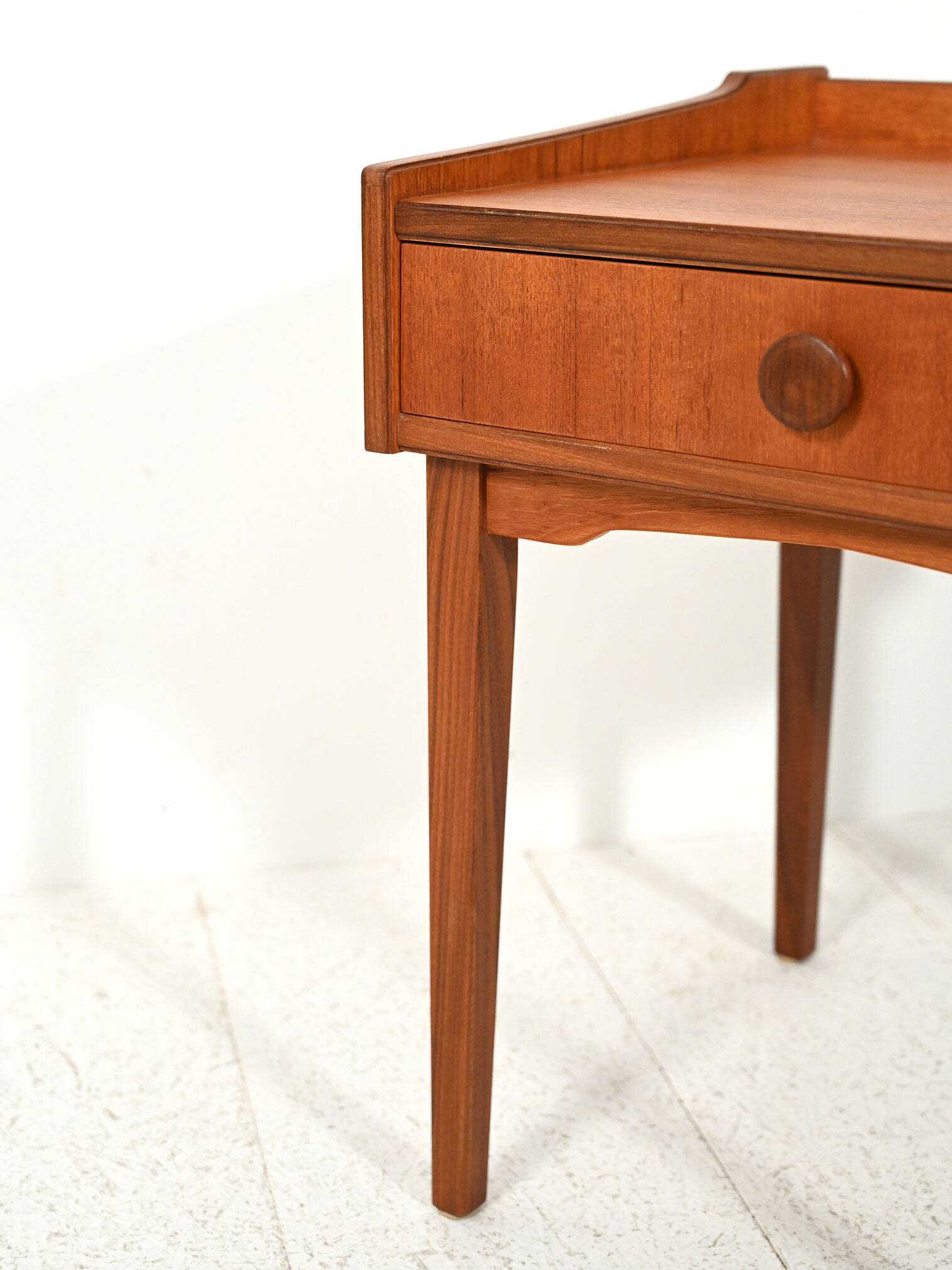 Scandinavian teak bedside table, 1950s