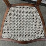 Chaise ancienne, restaurée, assise corde, fin XIXème s.