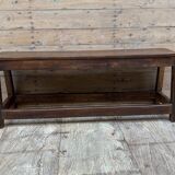 bench in Burmese teak