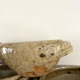 Six pyrite sandstone cups