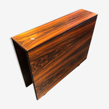 Foldable vintage rosewood table by Berndt Winge