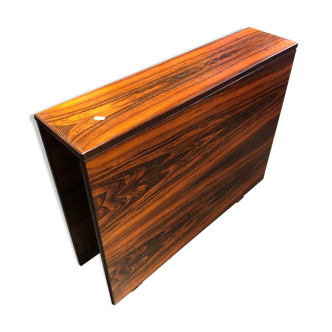 Foldable vintage rosewood table by Berndt Winge