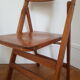 Wooden folding chair 50s