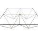 Table low vintage 60s/70s design steel wire