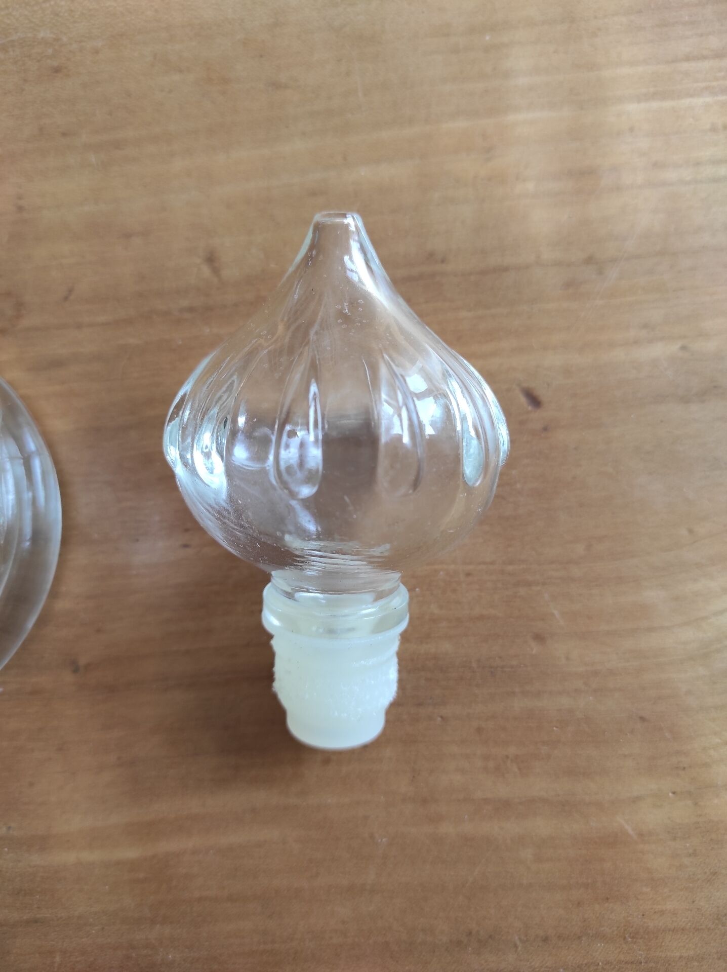 Vintage glass carafe 0.375 L