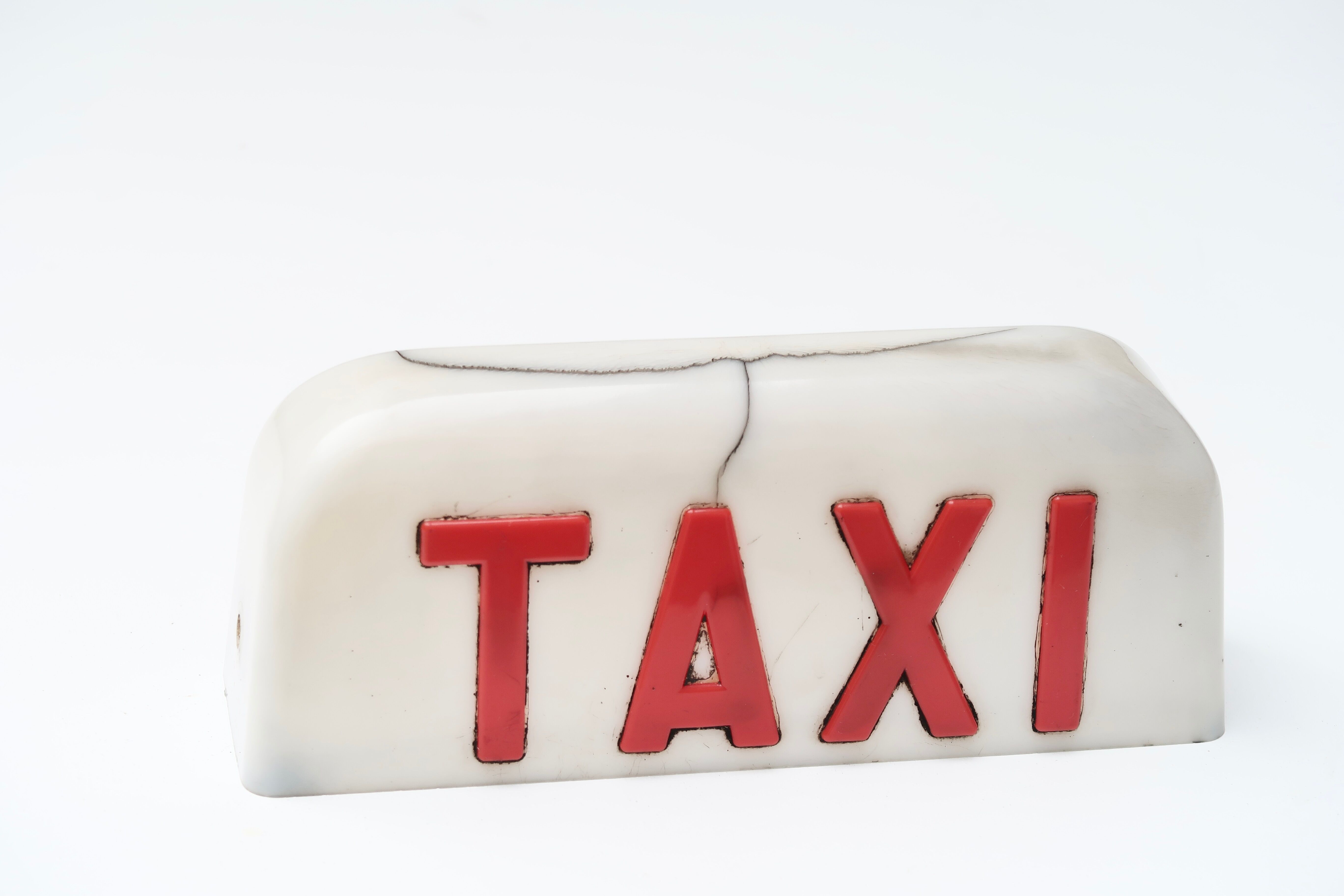 Enseigne de Taxi années 70