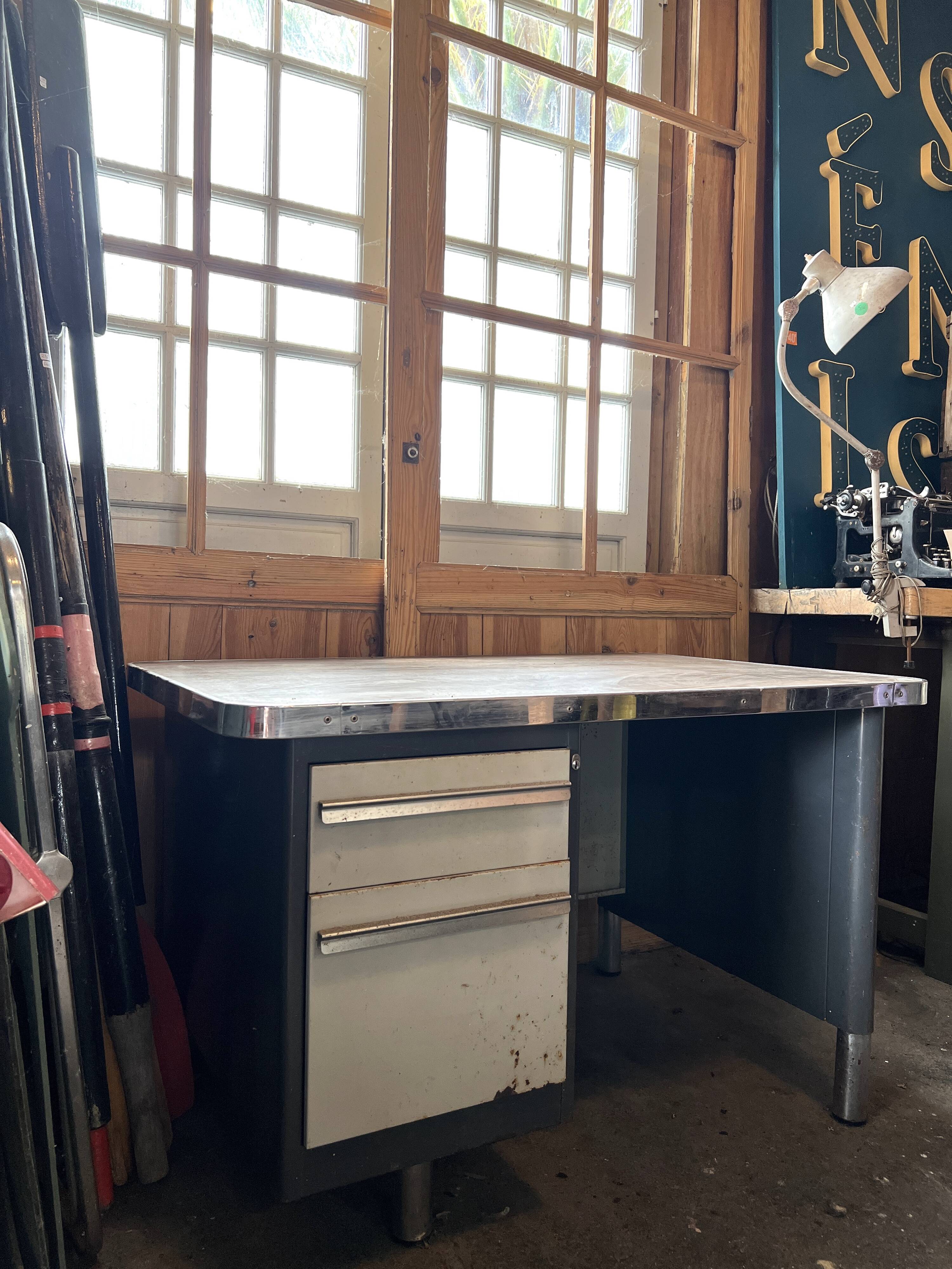 Vintage industrial desk