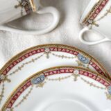 UML France Vintage Porcelain Tea Coffee Set for 2 People