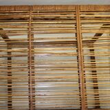 Vintage wicker side table