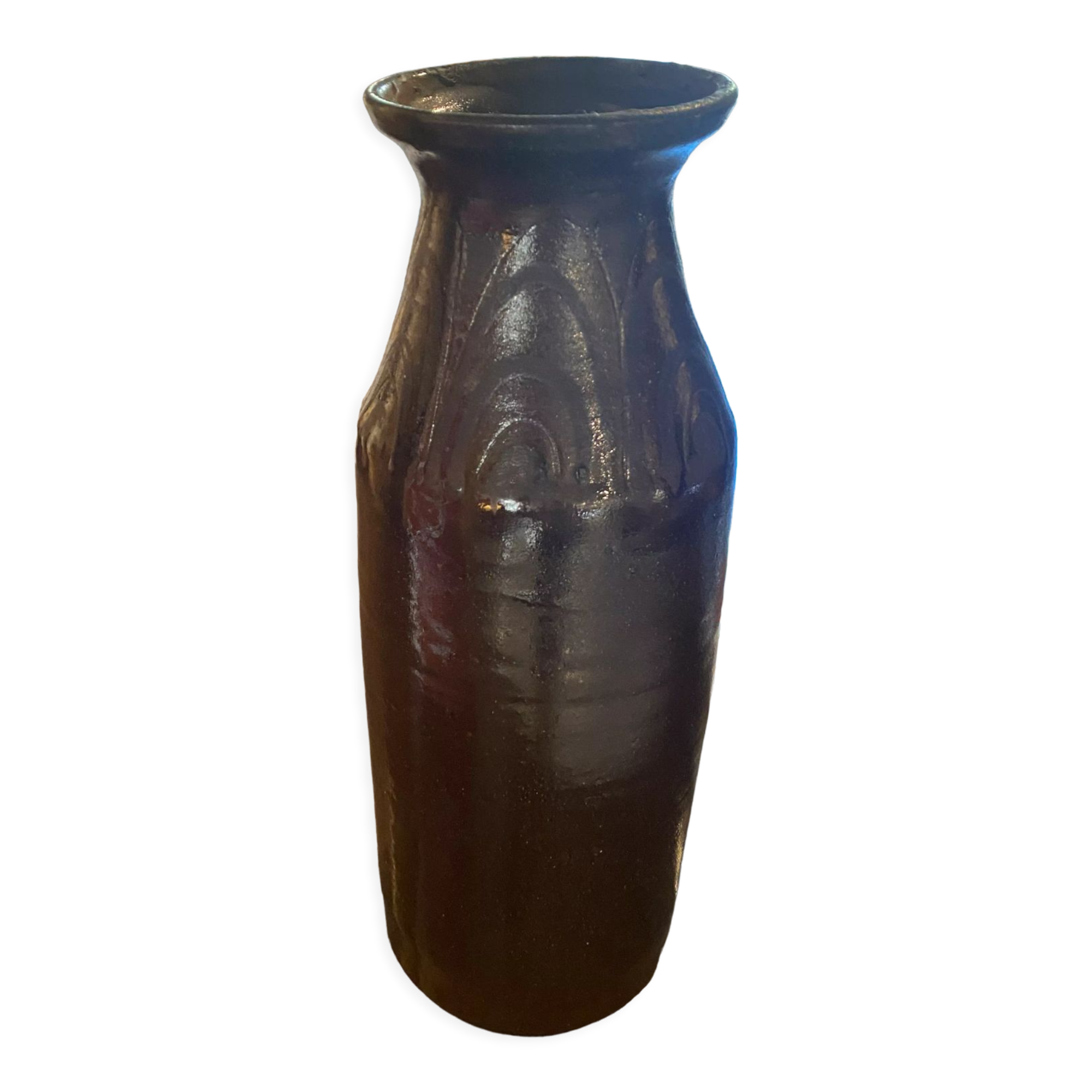 Vase with decorations Jacques Pouchain Dieulefit