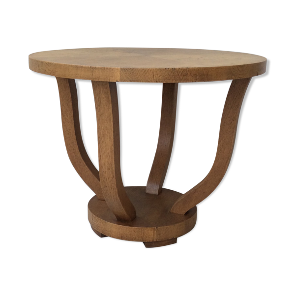 Table basse ronde art déco