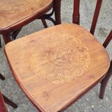 Set of 6 Fischel and EV bistro chairs