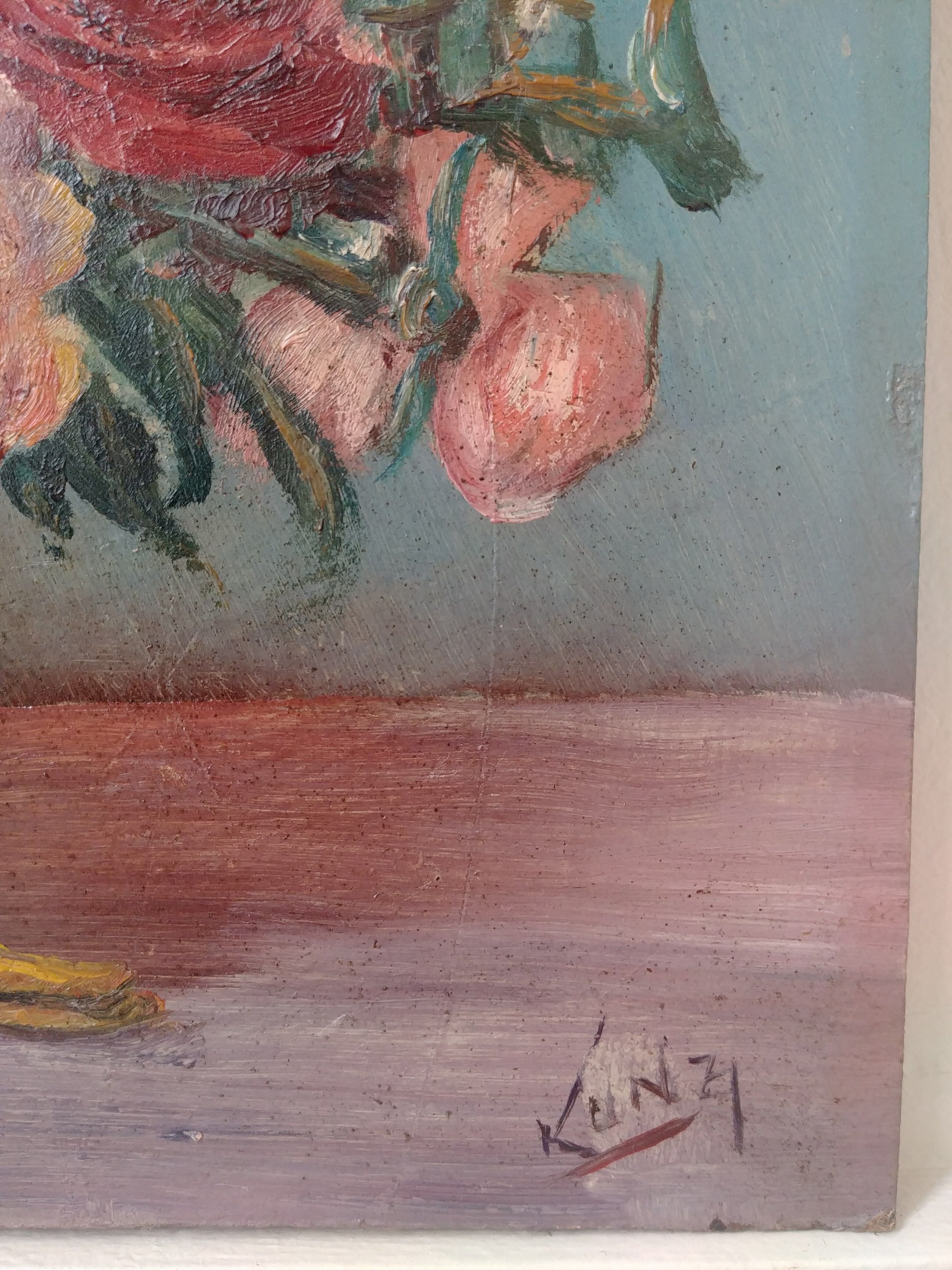 Painting flowers