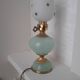 Opaline lamps.