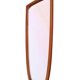 Teak wall mirror, organic shape, Denmark 1960s