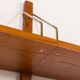 Danish vintage teak wall unit with a desk, 1960s