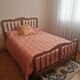 Solid carved cherry wood bed 140x190 with base