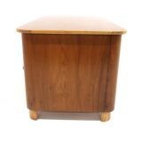 Scandinavian walnut desk, Swedish Modern, Sweden, 1940.