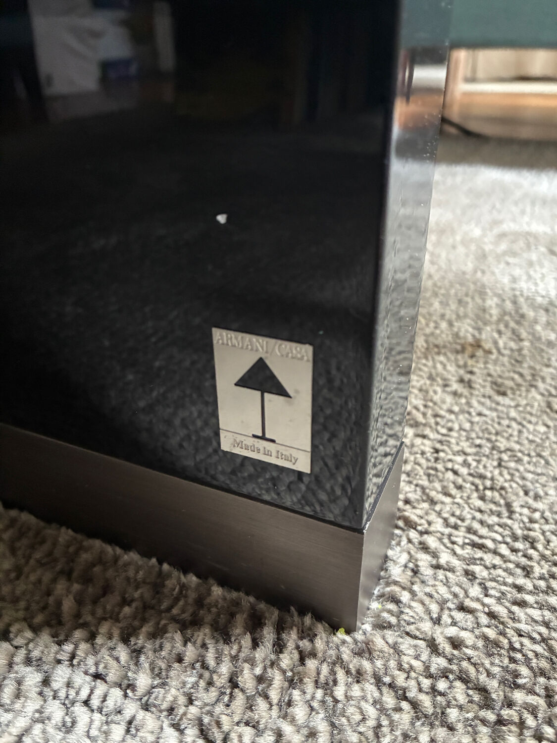 Armani Casa Black Lacquer Coffee Table