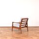 Fauteuil lounge Mid-Century par Illum Wikkelsø, années 1960.