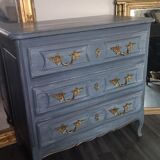 Louis XV style patinated chest of drawers