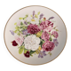 Assiette décorative Franklin Mint à décor de fleurs