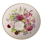 Franklin Mint decorative plate, flower