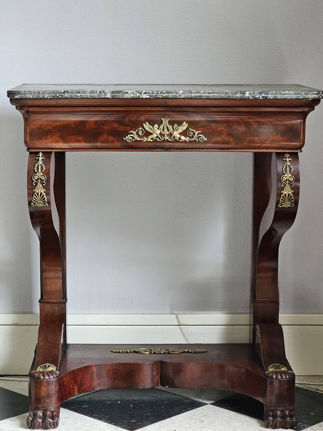 19th century Empire console