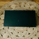 Vintage painter's chest in dark green wood