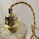 Vintage amber glass sweeper