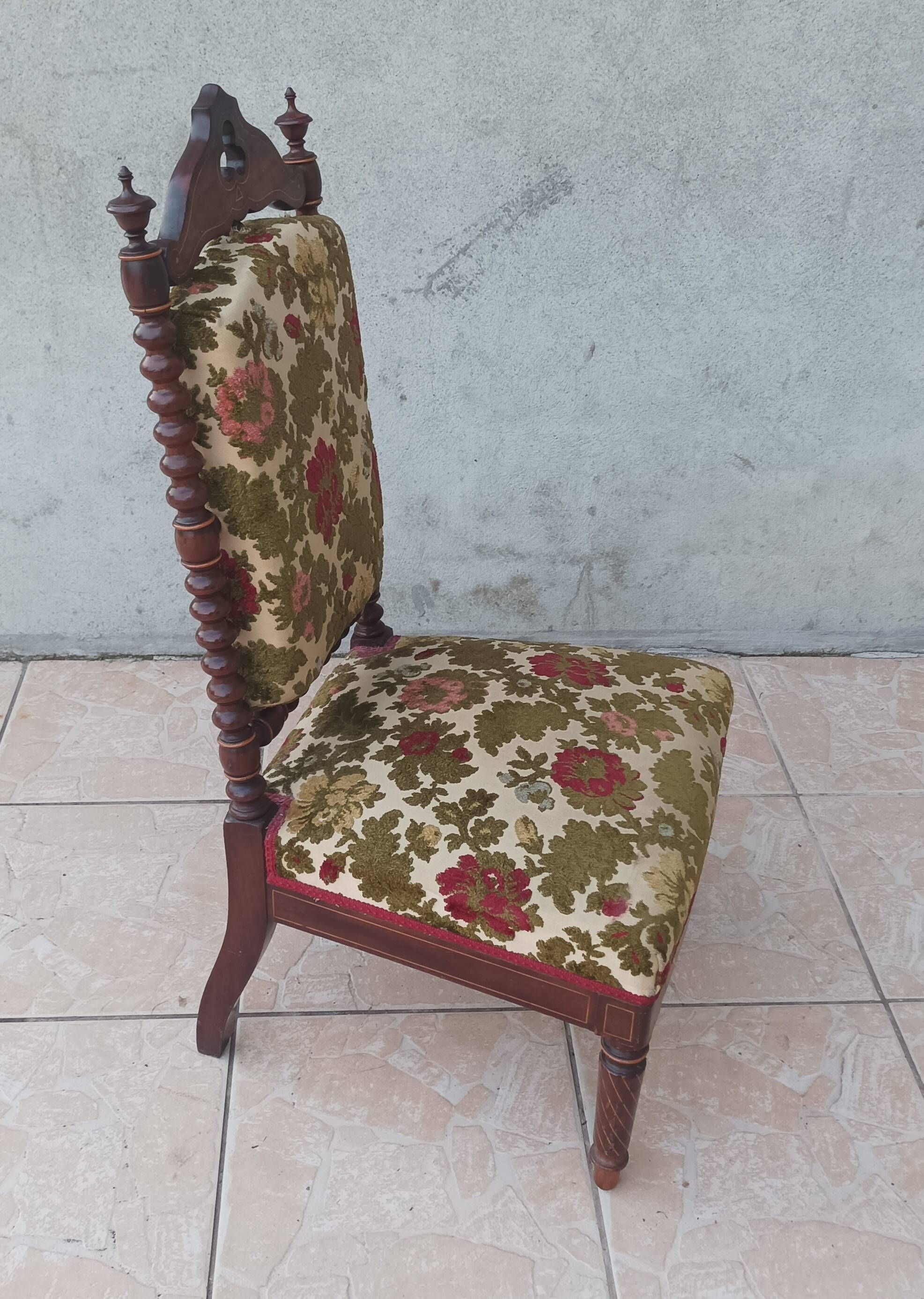 Louis XIII prie-dieu in mahogany, 19th century.