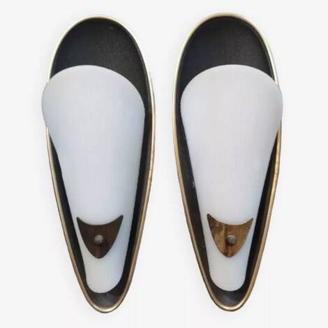 Pair of wall lights 1950-60 Italy