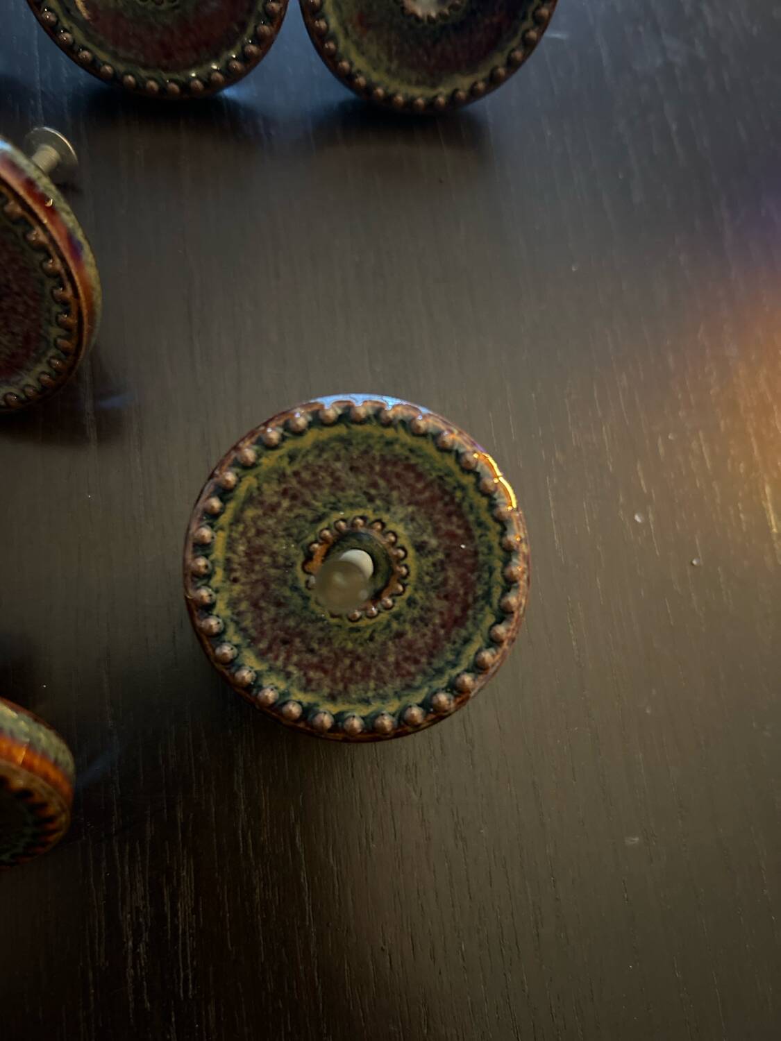 Boutons de porte en céramique