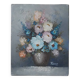Tableau huile sur toile nature morte bouquet de fleurs décoration campagne bohème