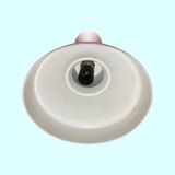 Purple vintage pendant light from the mid-century - danish design industrial metal hanging lamp